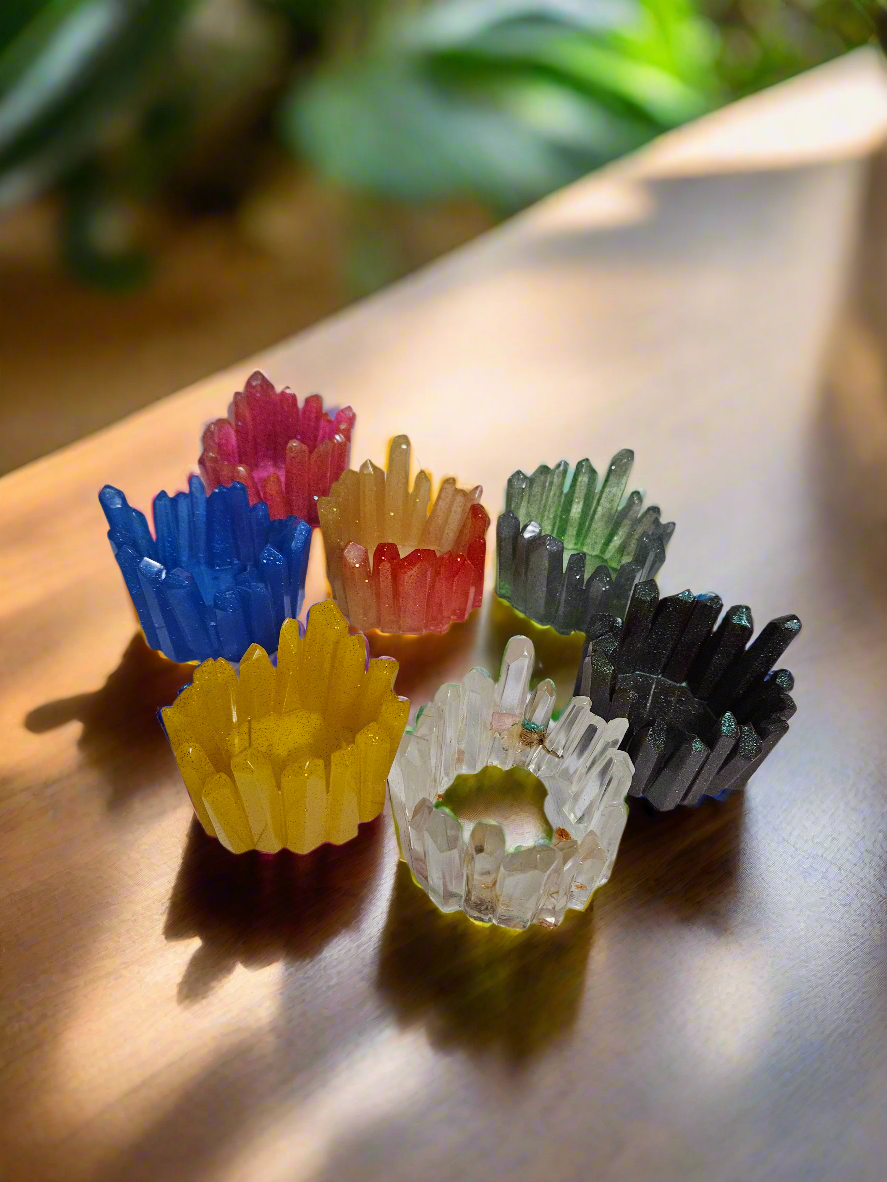 Mystery Crystal Shaped Trinket Holder