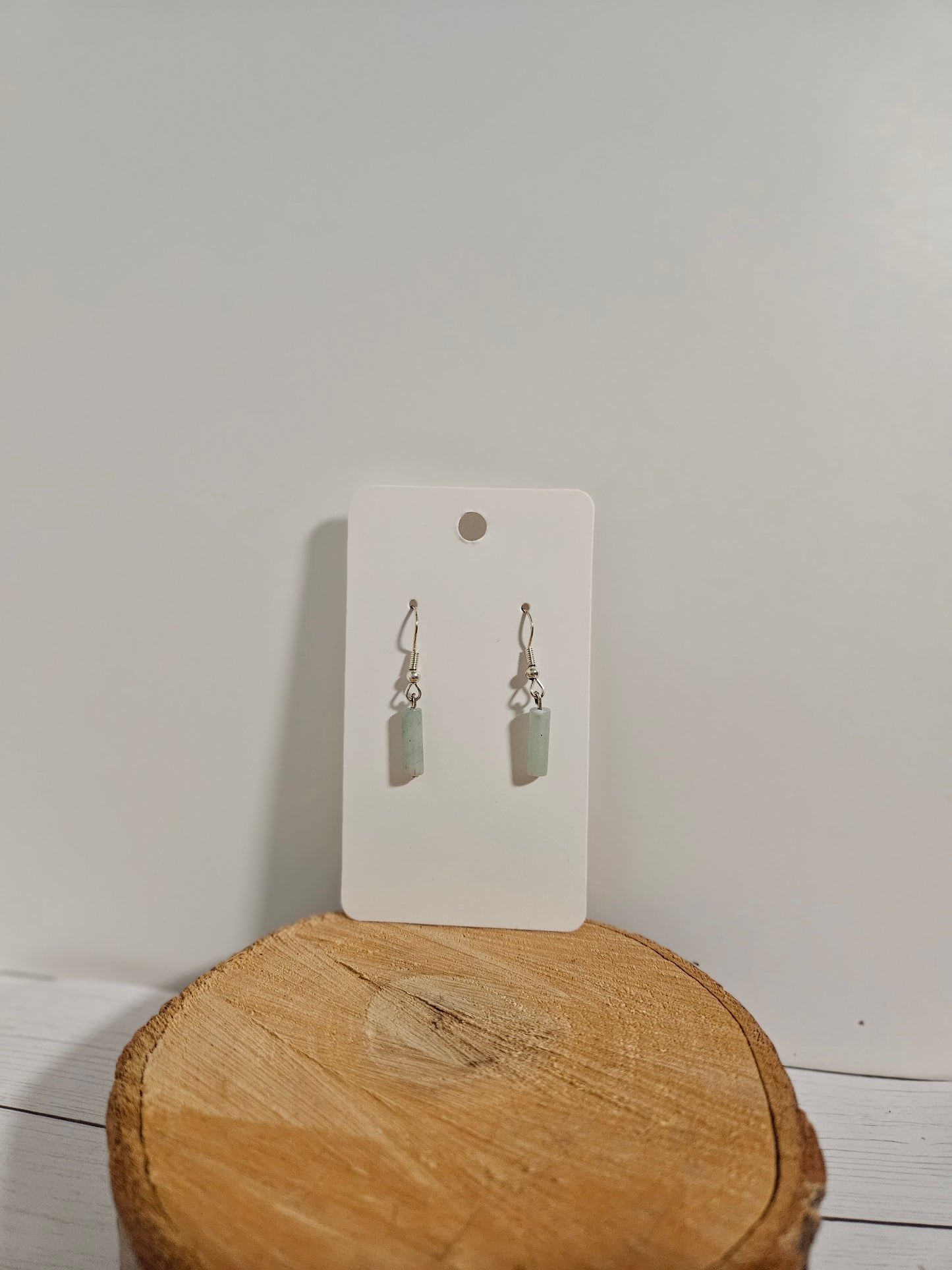 Green Aventurine Dangle Earrings