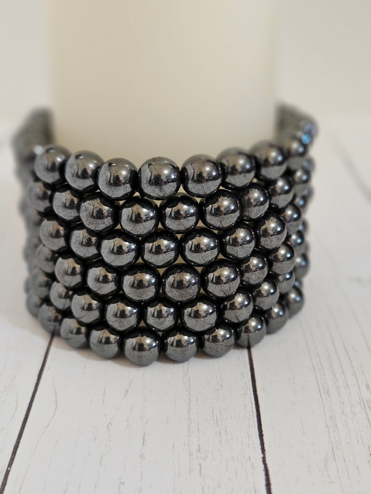 Round Bead Crystal Bracelets