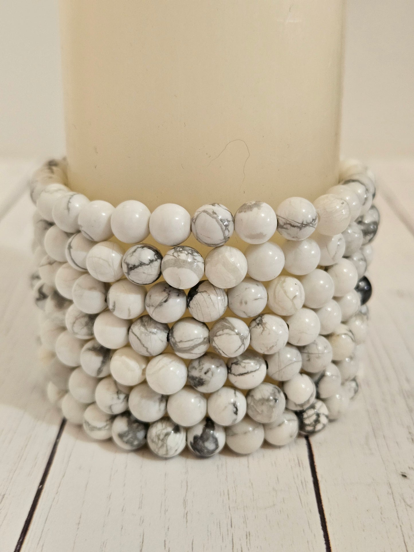 Round Bead Crystal Bracelets