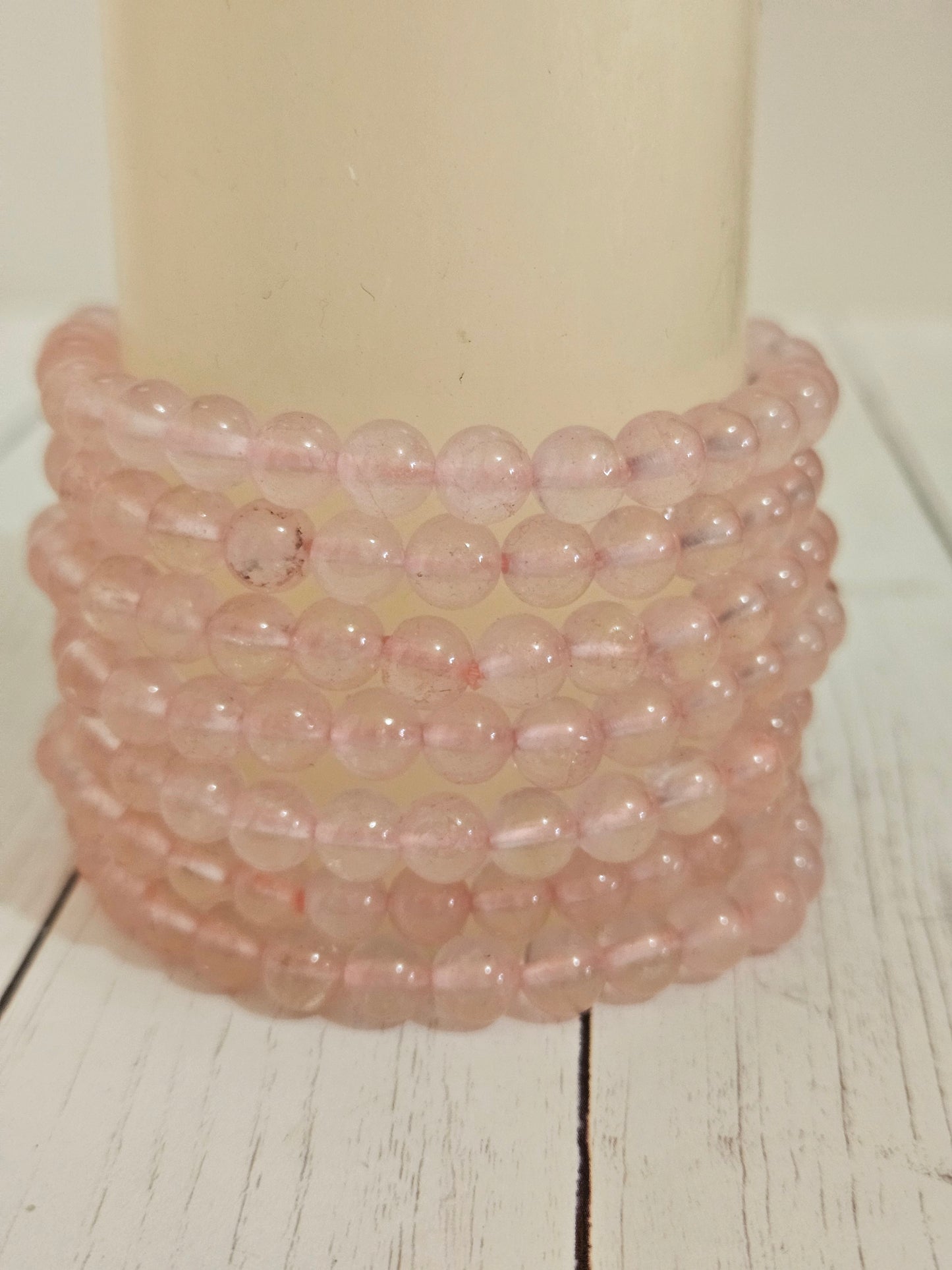 Round Bead Crystal Bracelets