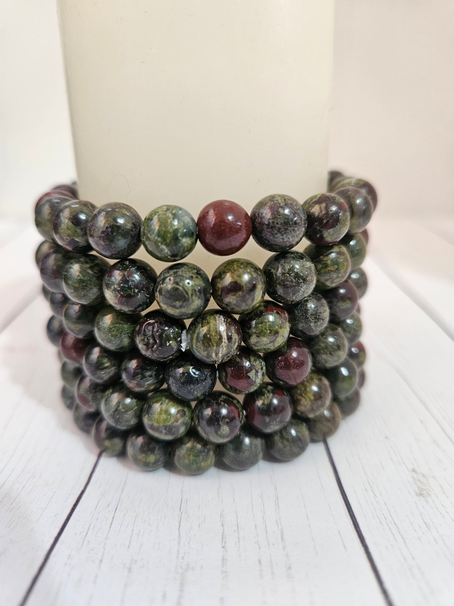 Round Bead Crystal Bracelets