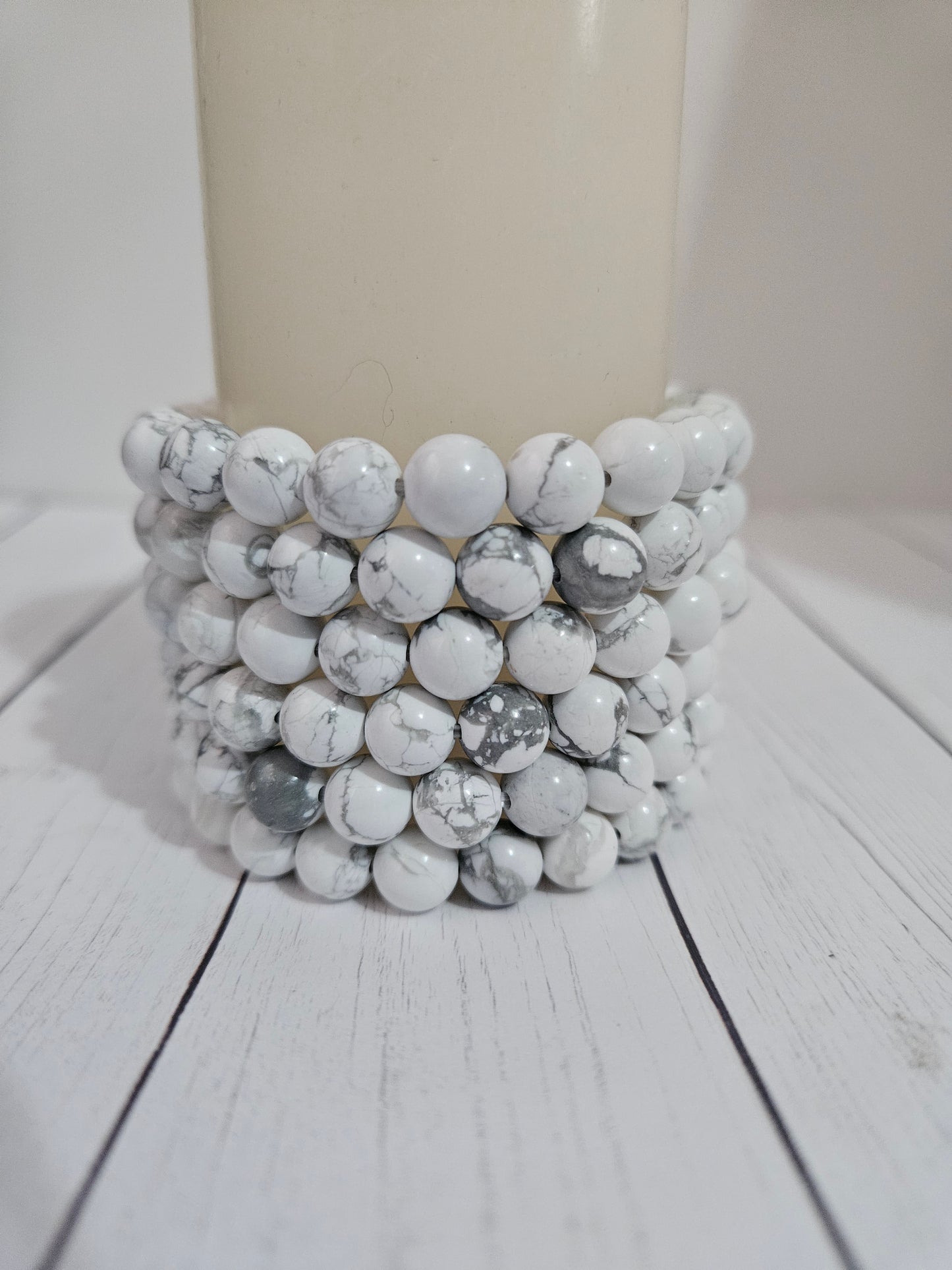 Round Bead Crystal Bracelets