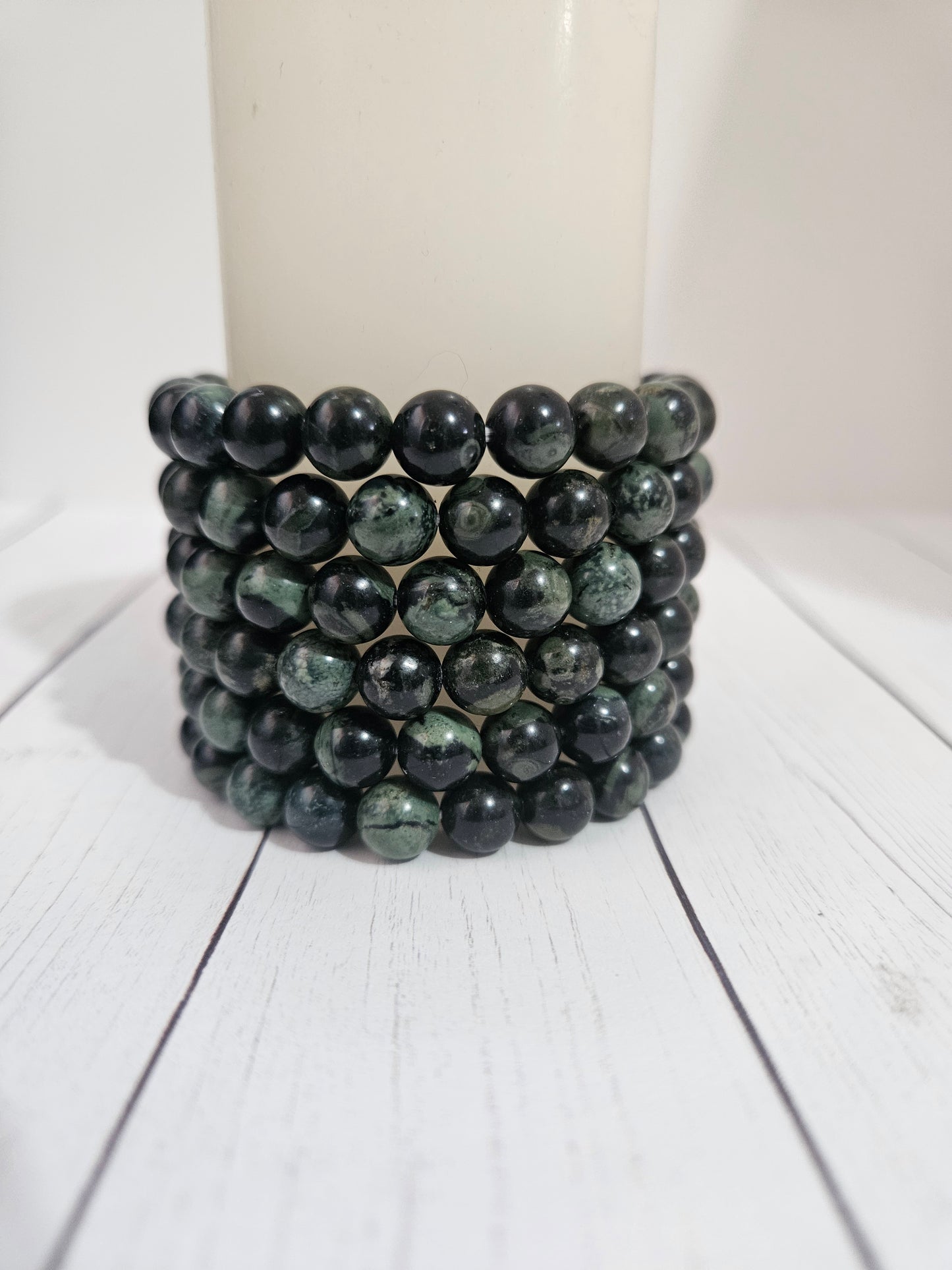 Round Bead Crystal Bracelets